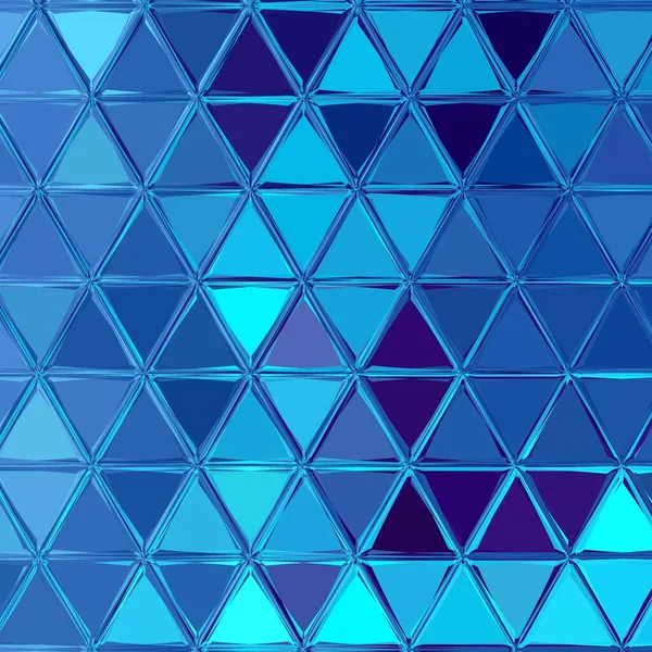 蓝色三角形马赛克几何图案和图案阴影 — 图库照片