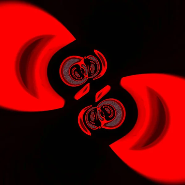 Яркие Красные Сито Модели Современный Изогнутый Циклон Стиль Моделей Дизайн — стоковое фото