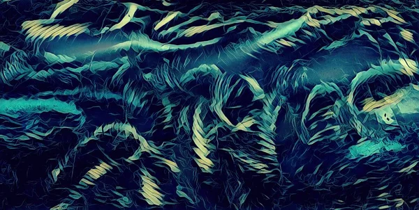 Відтінки Яскравого Неонового Синього Матових Полірованих Сталевих Знаків Впритул Щоб — стокове фото