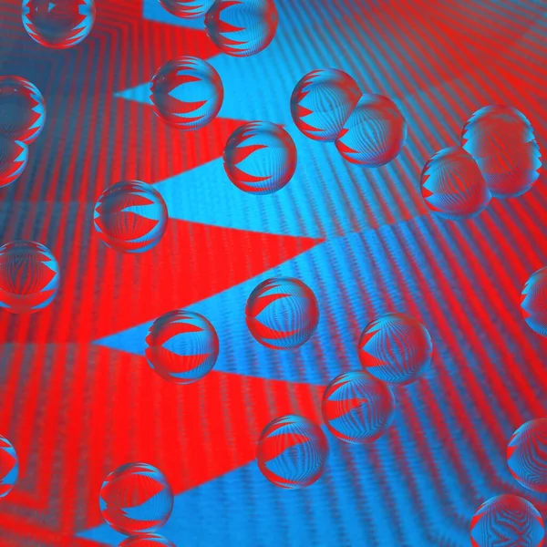 Yeni Retro Dalga Renk Paleti kırmızı neon desenler ve tasarımlar yüksek kontrastlı doymuş renkler kullanarak yağmur damlası tipi desenler ve 1980 'lerin klasik disko döneminden tasarımlar oluşturur