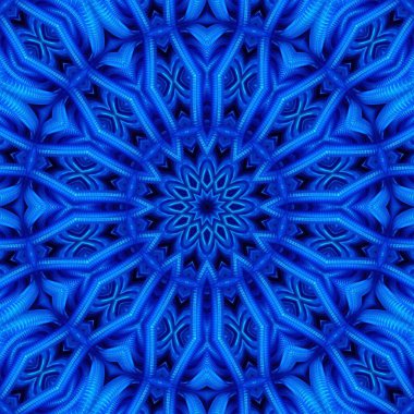 Parlak, parlak, kraliyet mavisi PVC plastik boru gelecekteki benzersiz kare formatın aralığına dönüştürülmüş model ve tasarım yansıması ile şekillenmiştir.