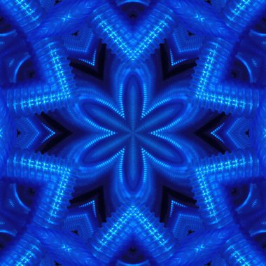 Parlak, parlak, kraliyet mavisi PVC plastik boru gelecekteki benzersiz kare formatın aralığına dönüştürülmüş model ve tasarım yansıması ile şekillenmiştir.