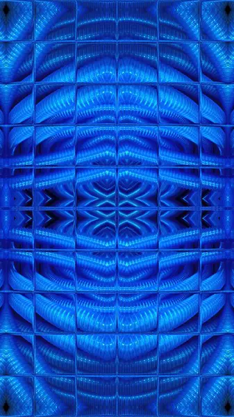 Vif Lumineux Bleu Royal Pvc Tuyau Plastique Transformé Gamme Formes — Photo