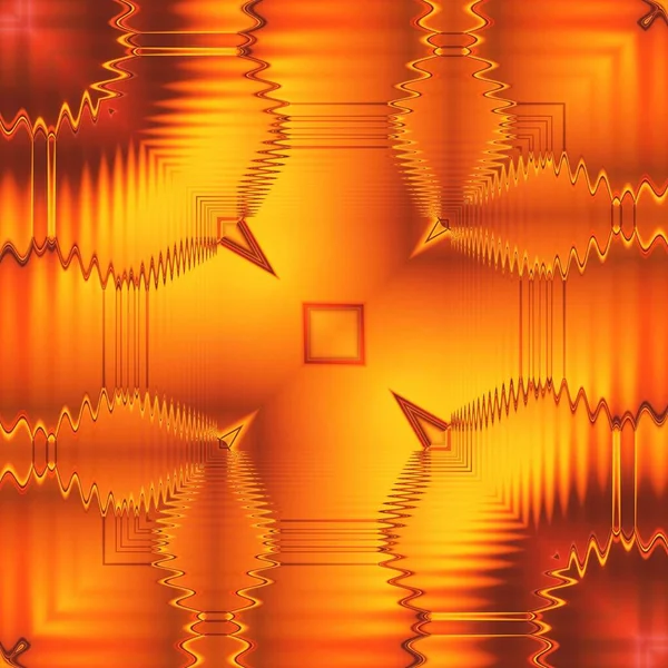 YELLOW altın altıgen tasarımı birçok çeşitli geometrik şekiller ve eşsiz kare format desenleri