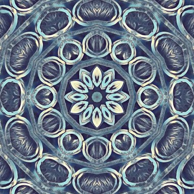 İşlenmiş demir desenli güvenlik çiti birçok karmaşık kare formatında mavi buza bakmak ve hissetmek için dönüştürüldü altıgen kar tanesi tarzı tasarımlar. 