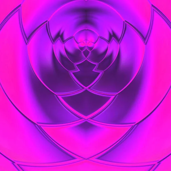 Яскравий Неоновий Рожевий Фіолетовий Шестикутними Шарами Мозаїчної Плитки Потім Перетворений — стокове фото