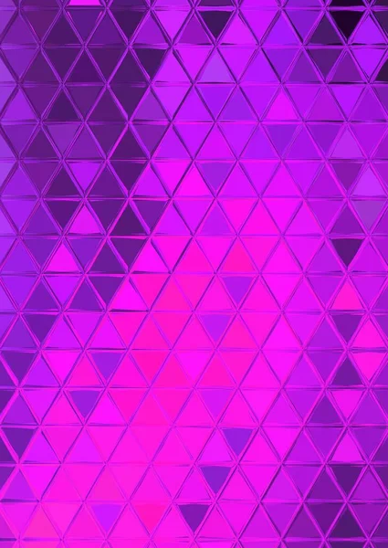 Vivid Neón Rosa Púrpura Con Capas Mosaico Hexagonales Luego Transformó — Foto de Stock