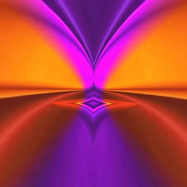 Оттенки Ярко Неоновый Фиолетовый Желтым Золотом Вспышки Многих Сложных Абстрактных — стоковое фото