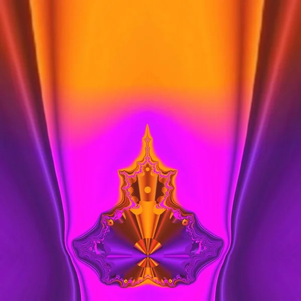 Tonos Neón Brillante Púrpura Con Destello Oro Amarillo Muchos Patrones — Foto de Stock
