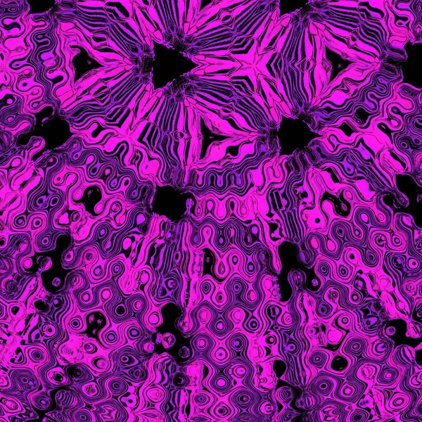 시커먼 배경에 분홍빛 수직의 기하학적 있으며 무늬와 무늬를 만들어 — 스톡 사진