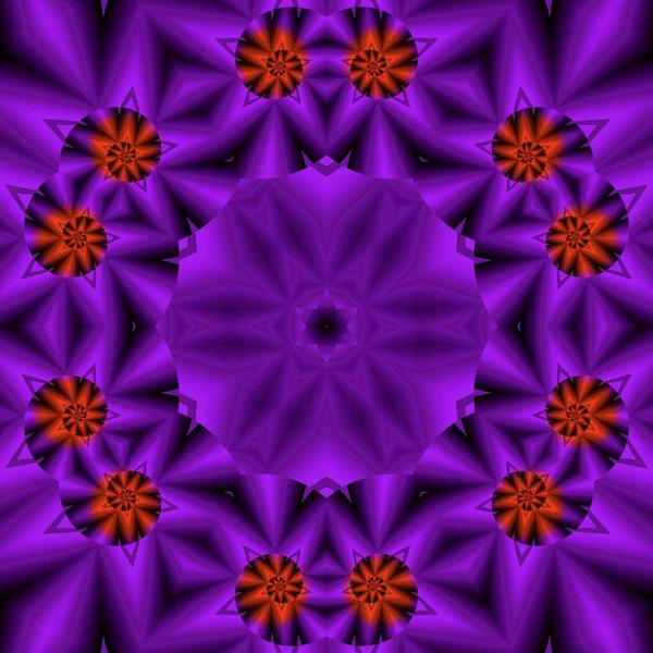 Shades Bright Neon Purple Colored Spirals Small Vivid Pink Flash — Stock Photo, Image
