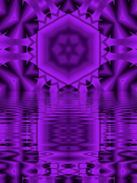 Відтінки Яскравих Неонових Фіолетових Спіралей Дрібним Яскраво Рожевим Спалахом Безліч — стокове фото