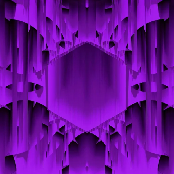 Відтінки Яскравих Неонових Фіолетових Спіралей Дрібним Яскраво Рожевим Спалахом Багато — стокове фото