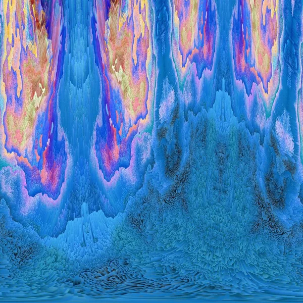 Resumo Tinta Vedação Tons Superfície Parede Escamosa Azul Com Roxo — Fotografia de Stock
