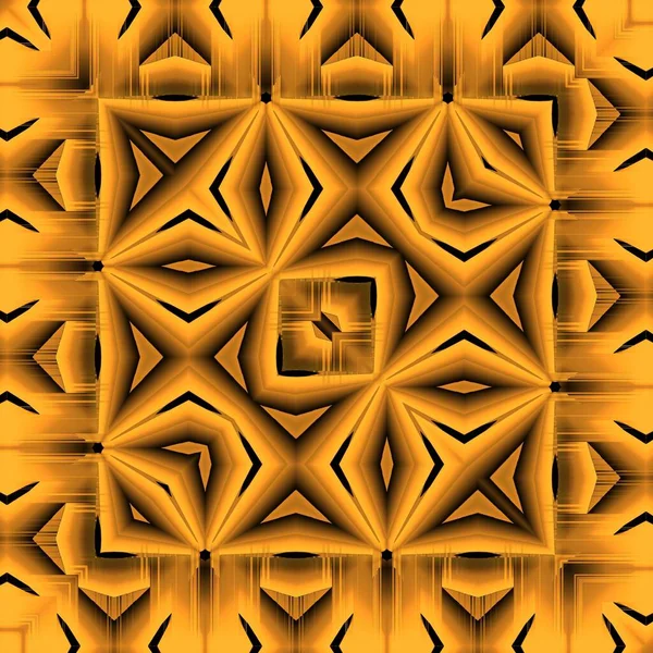 Lineáris Formák Arany Barna Számos Különböző Geometriai Formák Minták Egyedi — Stock Fotó