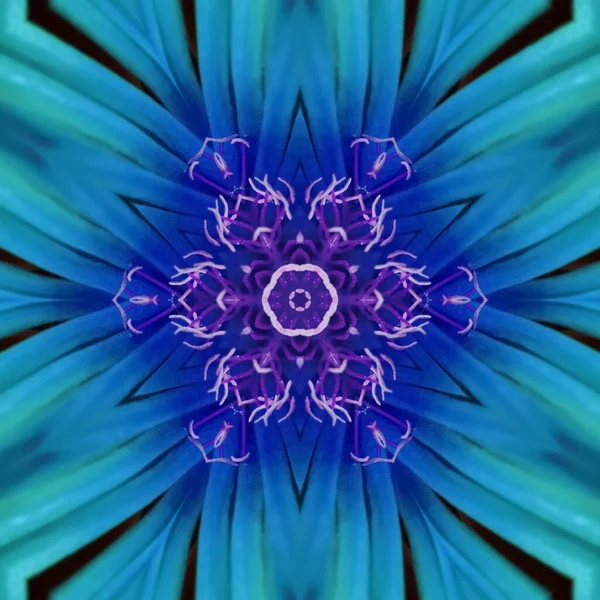 Abstracto Hexagonal Pintura Pelada Tonos Superficie Pared Escamosa Azul Con — Foto de Stock