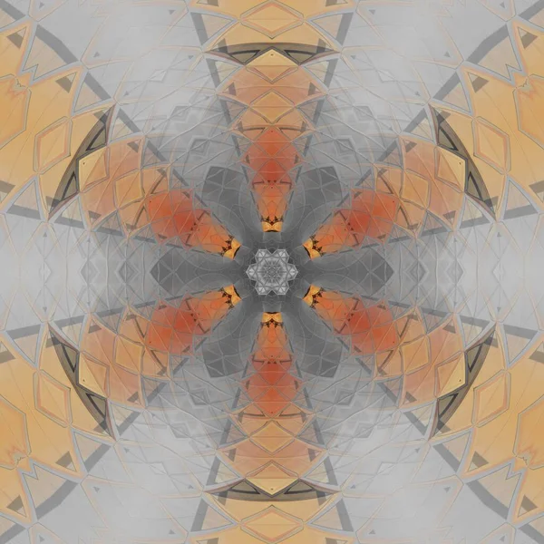 Collage Kollektion Aus Farbigem Orangefarbenem Blütenkopf Kombiniert Mit Einer Strukturierten — Stockfoto