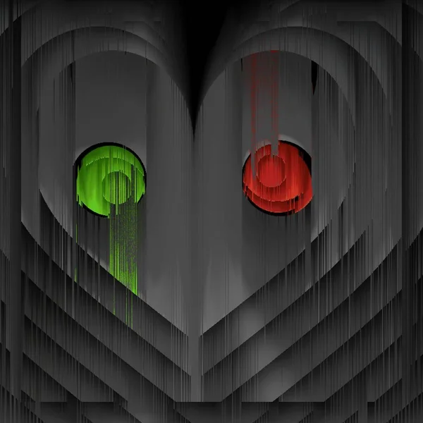 green go red stop lights grey background generating many diverse intricate patterns shapes and designs