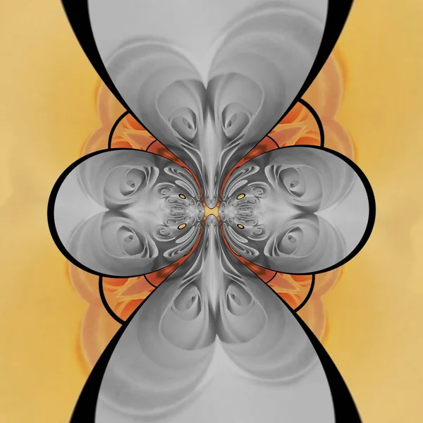 Collage Kollektion Aus Farbigem Orangefarbenem Blütenkopf Kombiniert Mit Einer Strukturierten — Stockfoto
