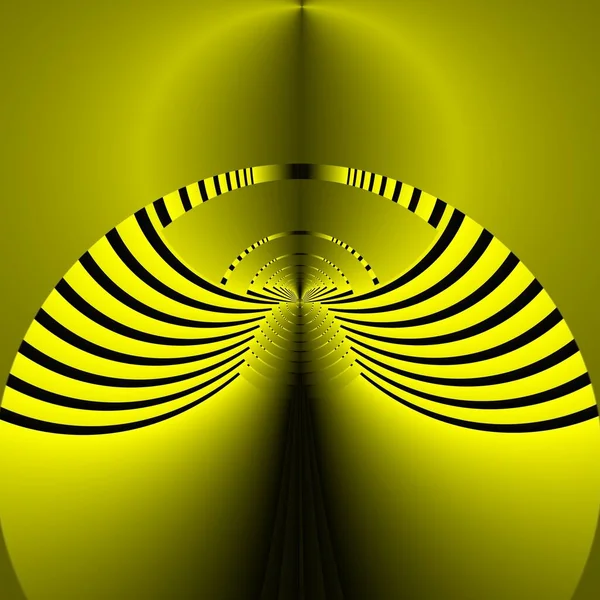 노란색 검은색의 기하학적 패턴에서 나오는 미니멀리즘 스타일의 추상적 — 스톡 사진