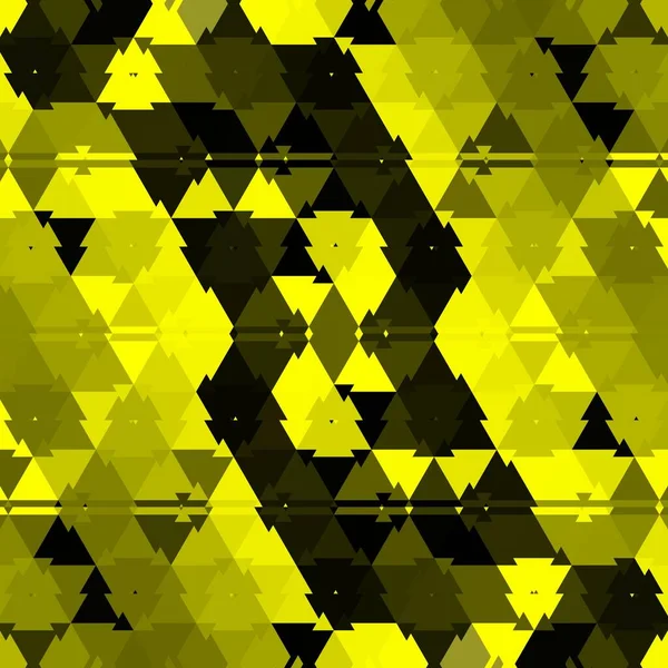 Driehoekig Mozaïek Ingewikkelde Ontwerpen Van Levendige Geel Zwart Sterke Ingewikkelde — Stockfoto