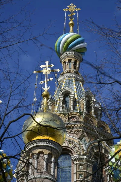 Saint Petersburg Russia May 2014 Savior Spilled Blood Church Sunshine — Stock Photo, Image