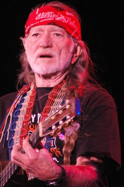 Denver, Colorado / USA - 9/14/2005 - Willie Nelson performing at Red Rocks Amphitheater. clipart