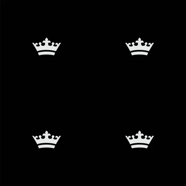 Kesintisiz beyaz taç modeldir. Siyah arka plan