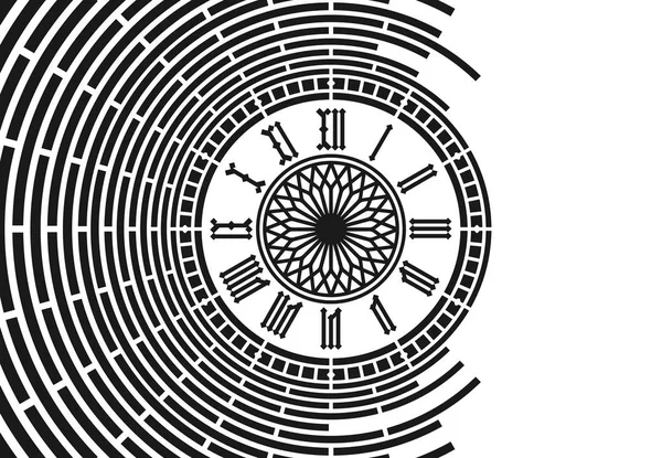 Romen rakamı saat arka plan üzerinde