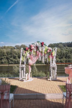 Tören için düğün süsü. düğün töreni.