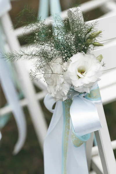 Trouwdecoratie voor de ceremonie. trouwceremonie — Stockfoto