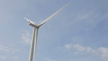 Closeup hareket temiz ve yenilenebilir enerji, Rüzgar enerjisi