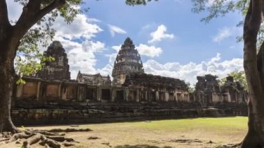 4 k zaman atlamalı Prasat Hin Phimai, antik Khmer tapınak karmaşık veya Tayland Nakhon Ratchasima ili işareti iç Sanctuary