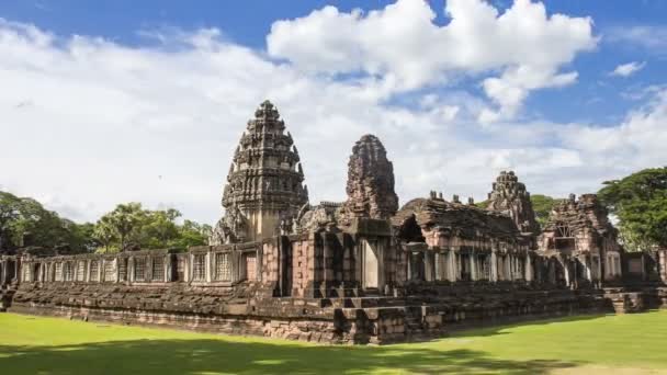 Idő Telik Belső Szentély Prasat Hin Phimai Ősi Khmer Templom — Stock videók