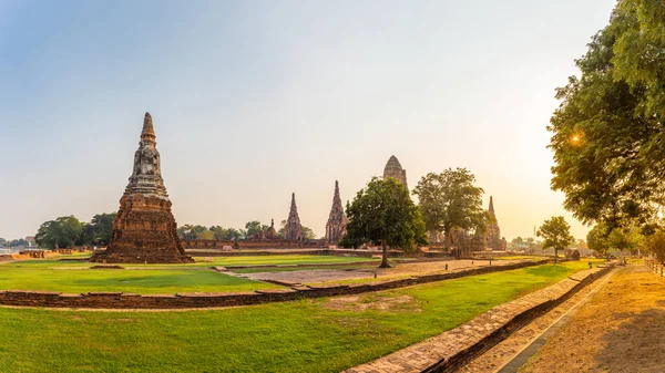 Paisaje Panorámico Wat Chai Watthanaram Templo Templo Buddhist Templo Construido —  Fotos de Stock