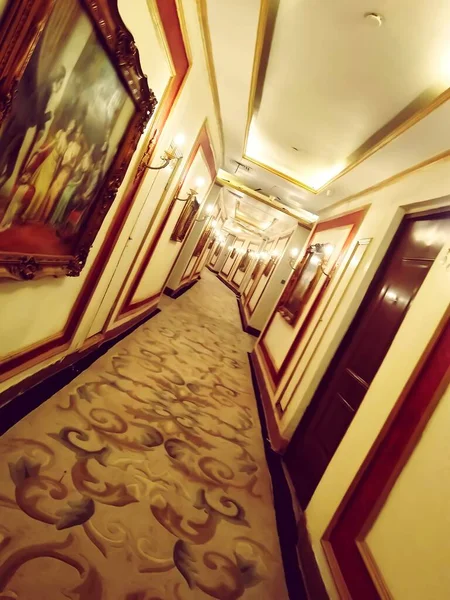 Коридор Королевского Дворца Который Расположен Мумбаи Место Известно Своими Ужастиками — стоковое фото