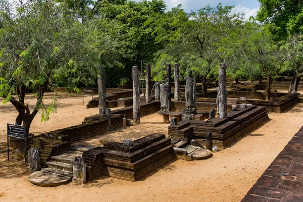 Древние Храмовые Руины Шри Ланки — стоковое фото