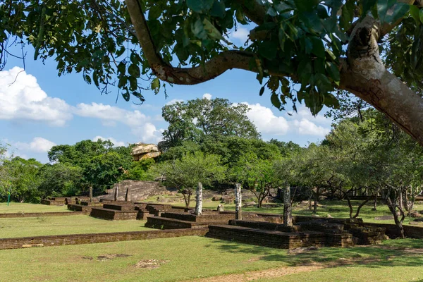 Antiche Rovine Del Tempio Sri Lanka — Foto Stock