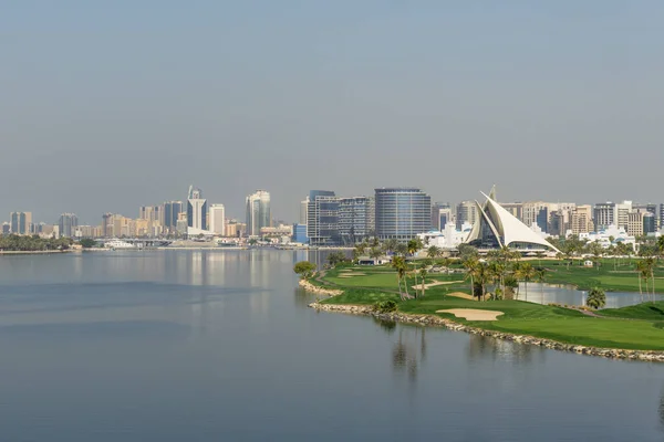 Dubai Kreek Uitzicht Vanaf Brug — Stockfoto