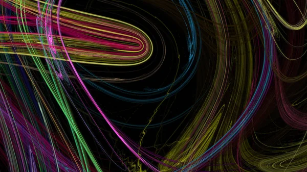 Kleurrijke lijnen abstracte achtergrond — Stockfoto