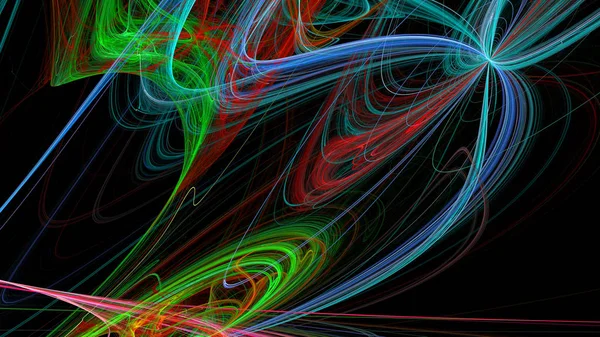 Líneas de colores abstracto 3d fondo — Foto de Stock