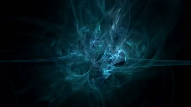 Líneas azules frías fondo de movimiento de bucle abstracto — Vídeo de stock