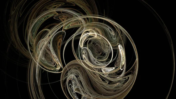 Neutrální křivek a kruhy abstraktní pozadí — Stock fotografie