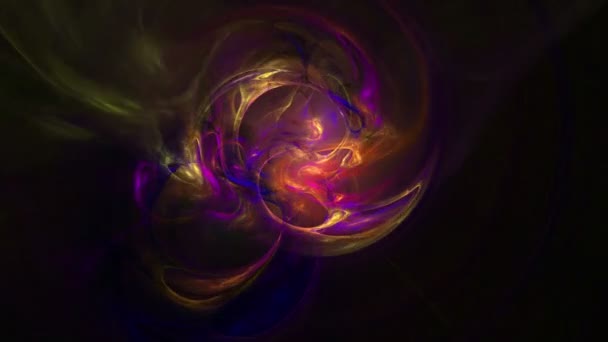 彩色波浪图案抽象运动背景 — 图库视频影像