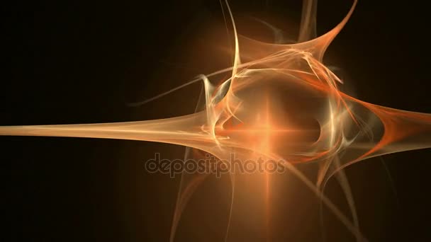 Fire shape pattern abstract motion background — Stock Video