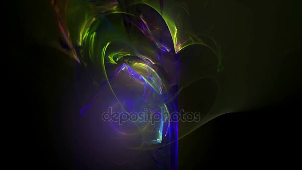 Fondo de movimiento abstracto patrón láser colorido — Vídeos de Stock