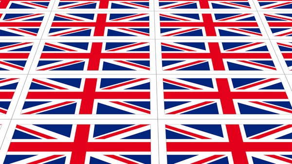 Kartpostal İngiltere ulusal bayrak ile — Stok fotoğraf