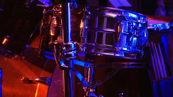 ステージのドラム ・ セット — ストック写真