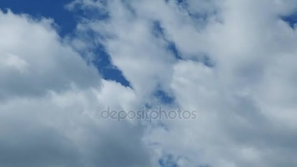 部分多云及天气过程 — 图库视频影像