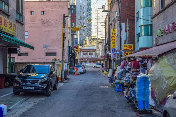 Seul City Street View — Fotografia de Stock